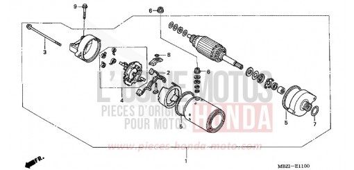 MOTEUR DE DEMARRAGE CB600F6 de 2006